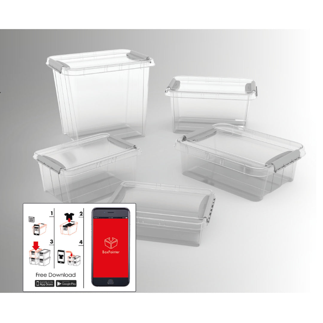Contenitore con coperchio Plast Team Pro Box, capacità: 8 L