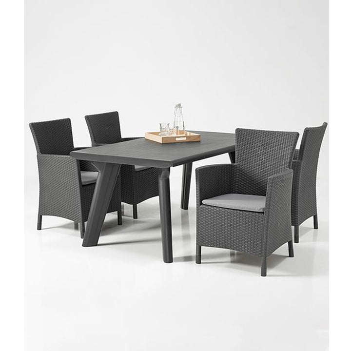 Sedia da giardino Keter Allibert Iowa graphite Molto resistente