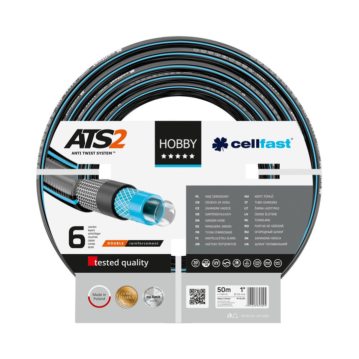 Tubo per irrigazione Cellfast 1"/ 1/2" /3/4" lunghezza 20/25/50m