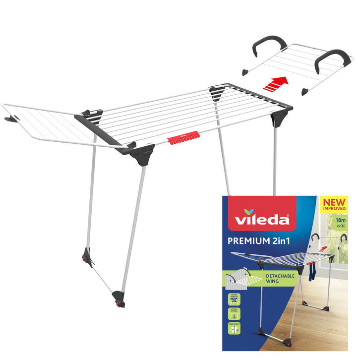 Asciugatrice per bucato Vileda Premium 2in1 con blocco delle ante