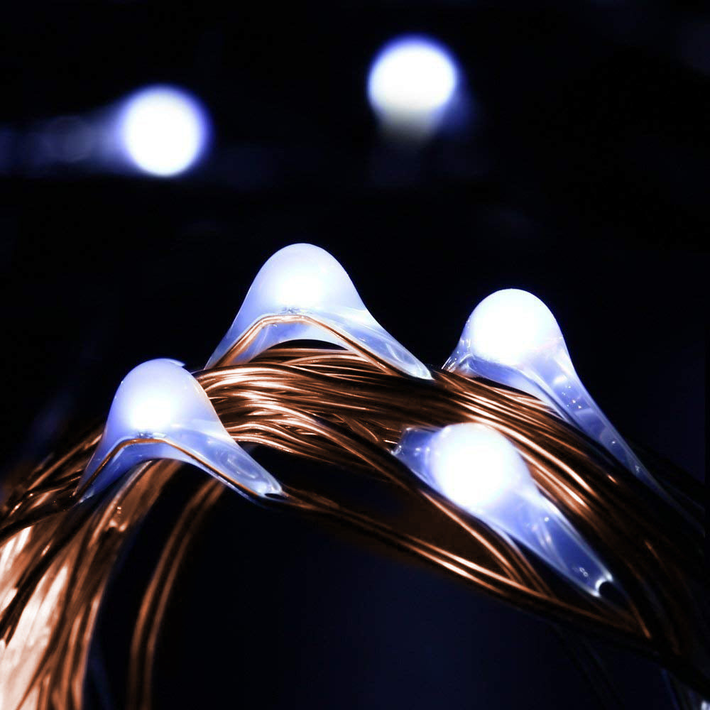 Lampada da giardino solare decorativa 100 LED 10m 600mAh GreenBlue GB164