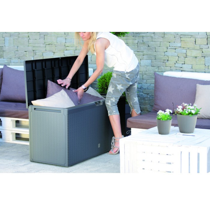 Box da giardino Boxe Rato Plus 290L antracite, seduta