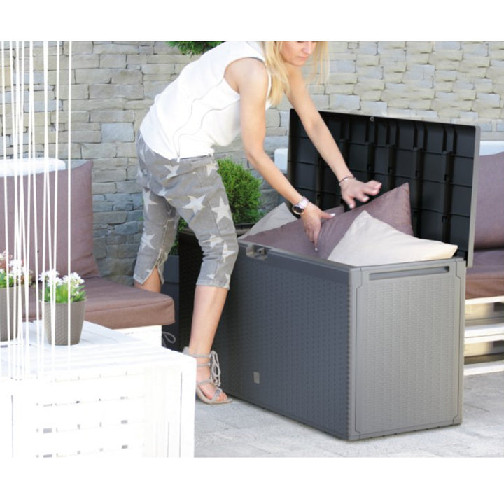 Box da giardino Boxe Rato Plus 290L antracite, seduta