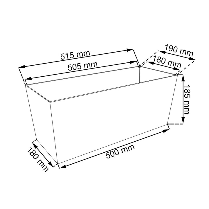 Prosperplast Rato Case DRTC500 440U umbra
