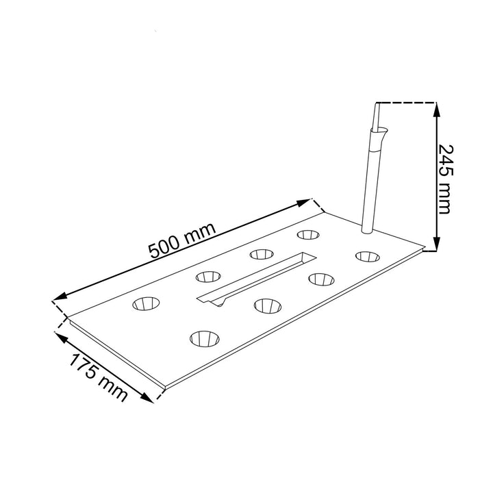 Prosperplast Rato Case DRTC500 440U umbra