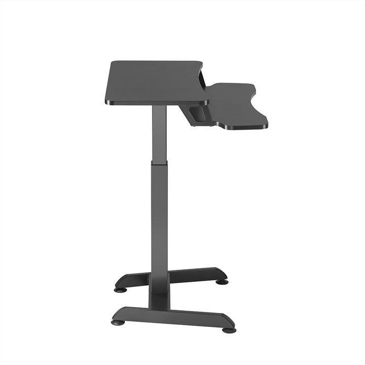 Scrivania elettrica, tavolo, postazione di lavoro, regolazione in altezza, Maclean MC-835 altezza massima 122 cm max 37 kg - per lavoro in posizione verticale