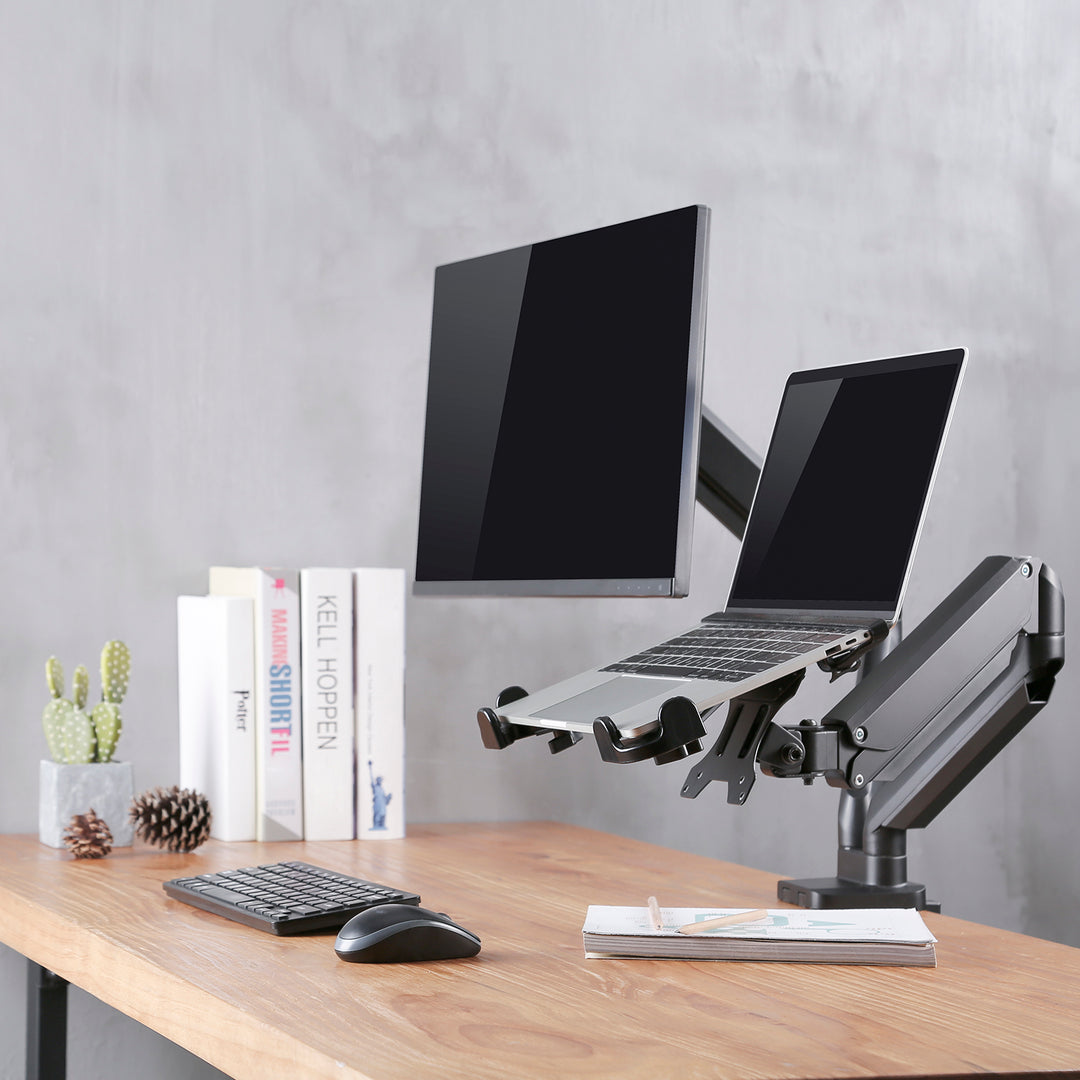 Supporto da scrivania per laptop MC-836 Maclean 11 "-17" per lavori in posizione verticale