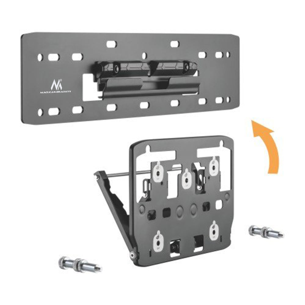 Maclean MC-837 Supporto da parete QLED TV Micro-Gap per Samsung Q7 / Q8 / Q9 / Q7FN / Q9FN da 75 "a 50 kg Ultra sottile