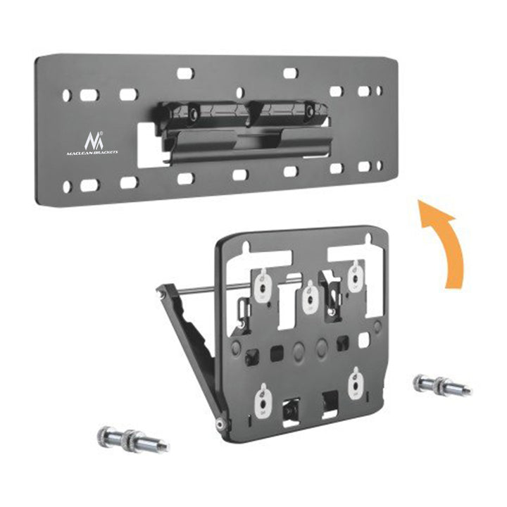Maclean MC-837 Supporto da parete QLED TV Micro-Gap per Samsung Q7 / Q8 / Q9 / Q7FN / Q9FN da 75 "a 50 kg Ultra sottile