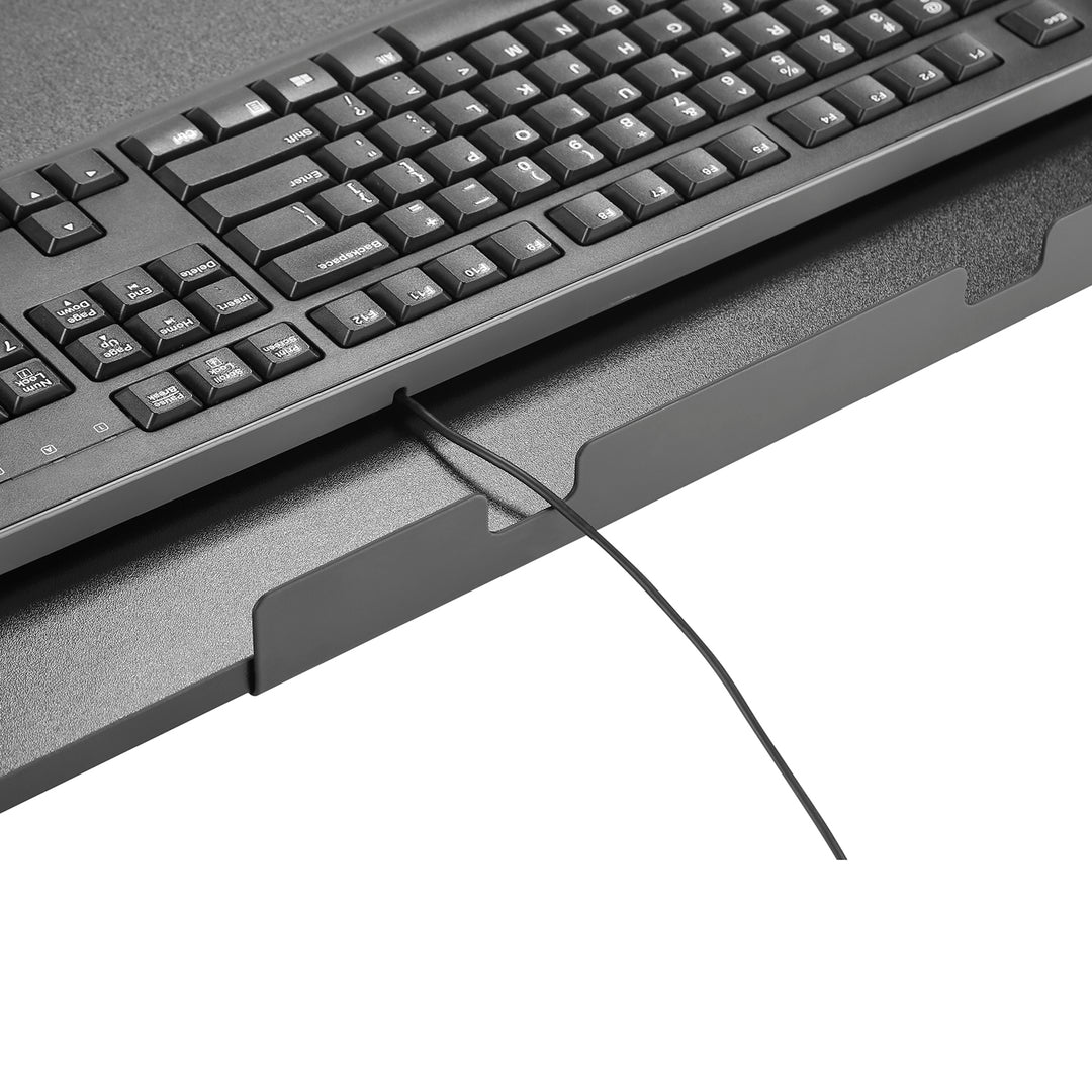 Maclean  MC-839 Supporto Universale per tastiera sotto scrivania, regolabile