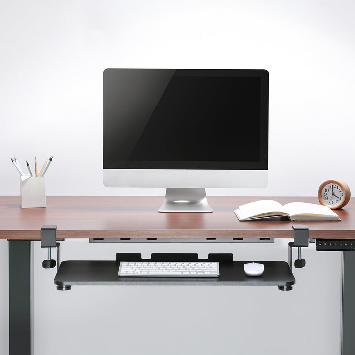 Maclean  MC-839 Supporto Universale per tastiera sotto scrivania, regolabile