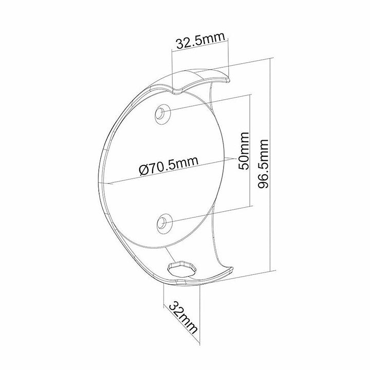 Supporto appendiabiti da parete per altoparlante Google Home Mini MC-842