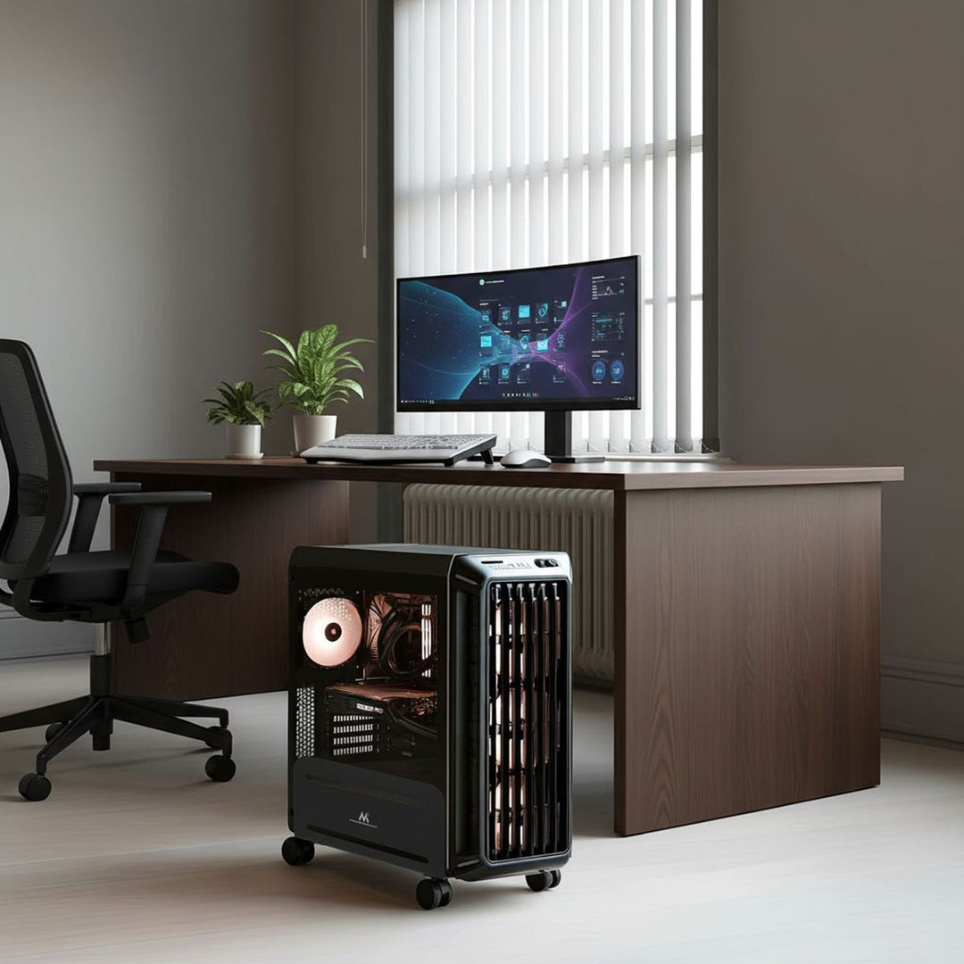 Supporto per carrello per CPU del computer su ruote MC-851 10kg max