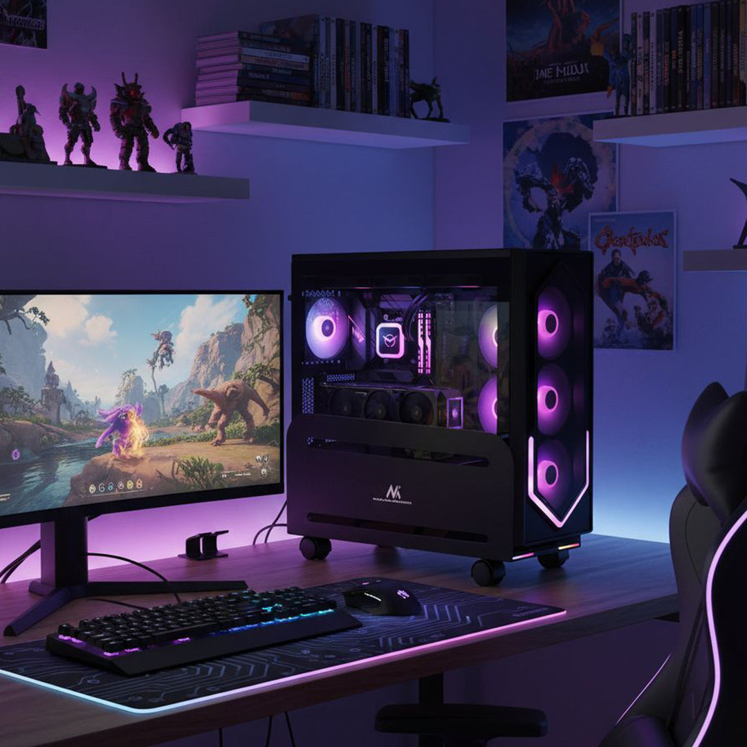 Supporto per carrello per CPU del computer su ruote MC-851 10kg max