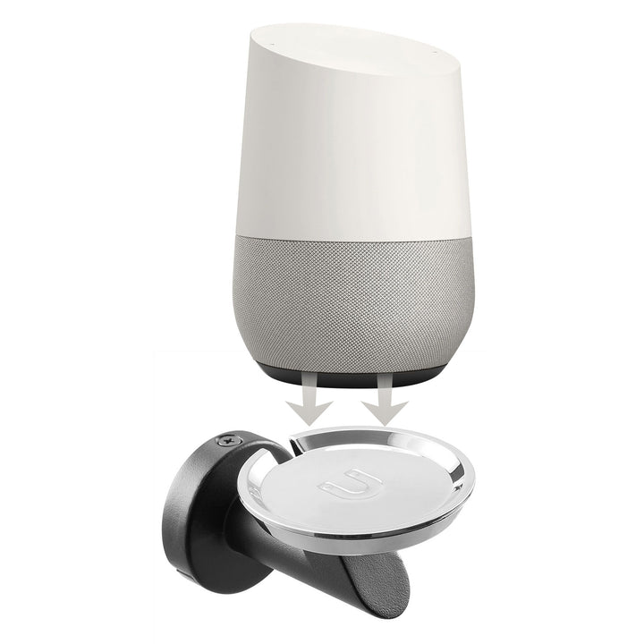 Supporto da parete per Google Home Maclean MC-857 nero