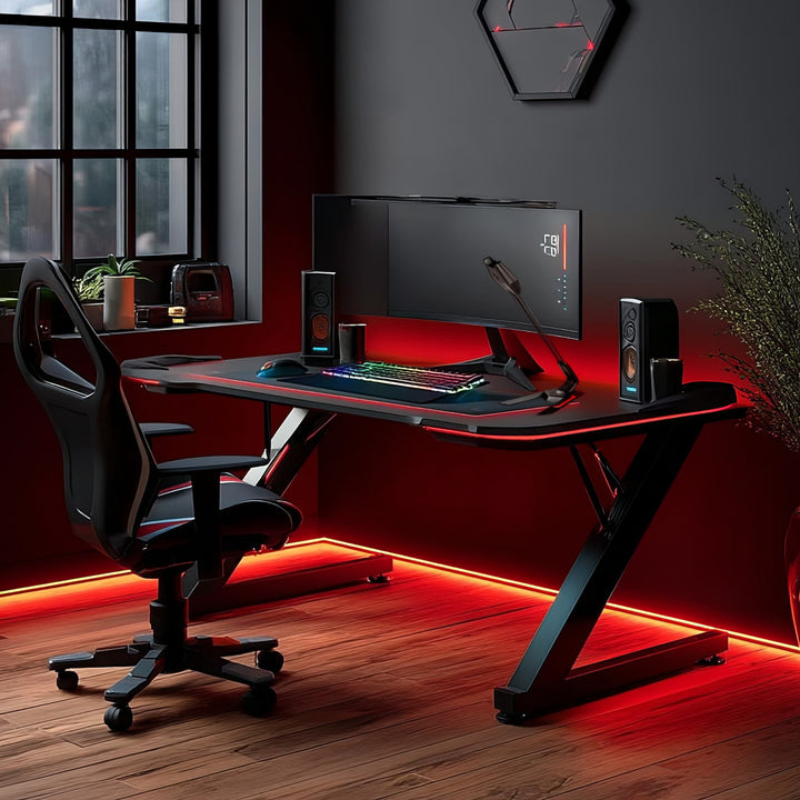 Microfono da gioco a LED USB YouTube streaming 1.5m sensibilità 21dB + 3dB NanoRS RS710