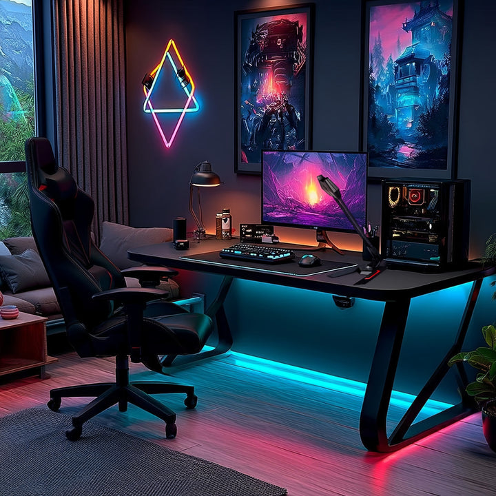 Microfono da gioco a LED USB YouTube streaming 1.5m sensibilità 21dB + 3dB NanoRS RS710