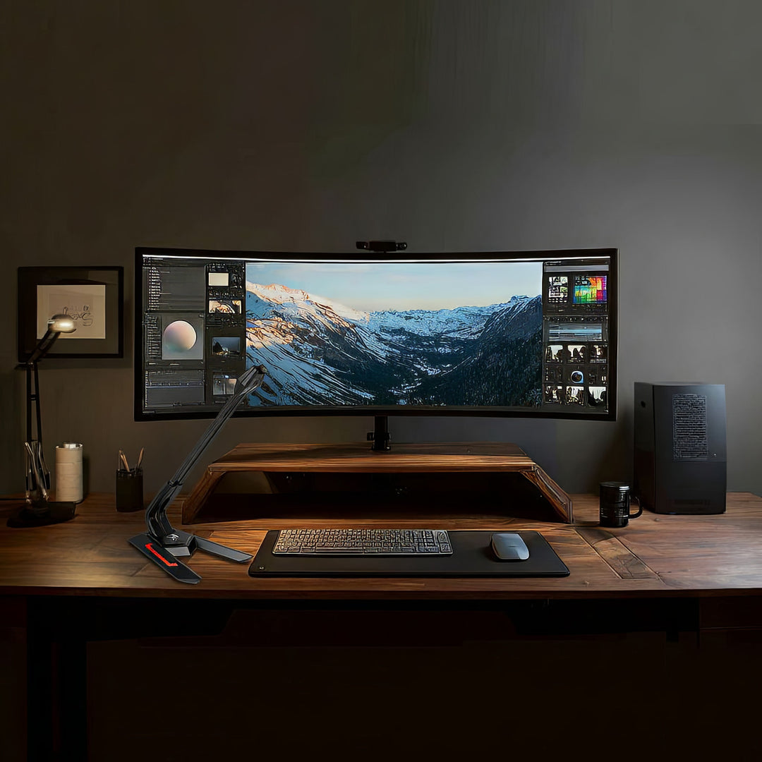 Microfono da gioco a LED USB YouTube streaming 1.5m sensibilità 21dB + 3dB NanoRS RS710