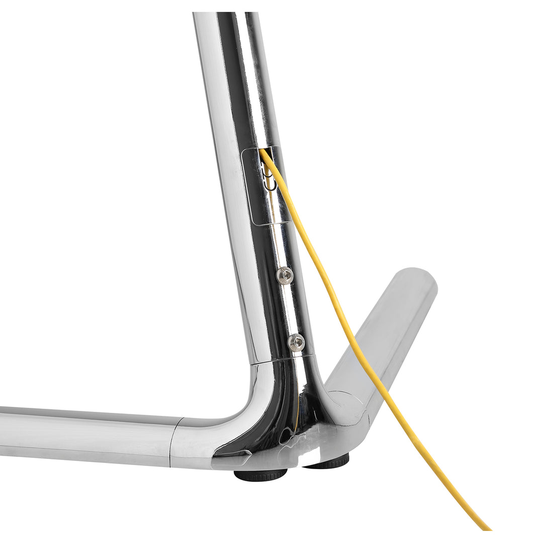 Maclean Supporto Cromato per TV da terra  49 - 70 ”40kg mx VESA 600x400