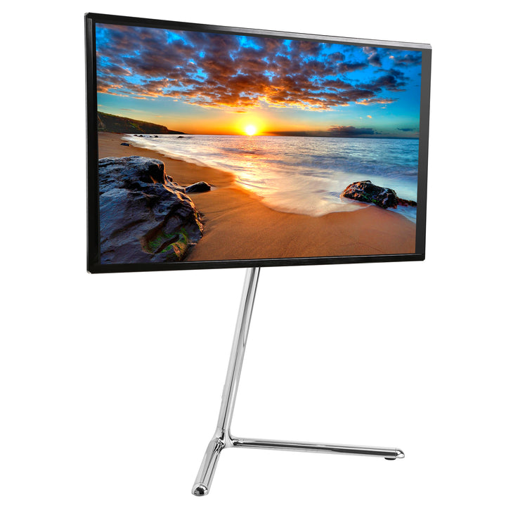 Maclean Supporto Cromato per TV da terra  49 - 70 ”40kg mx VESA 600x400