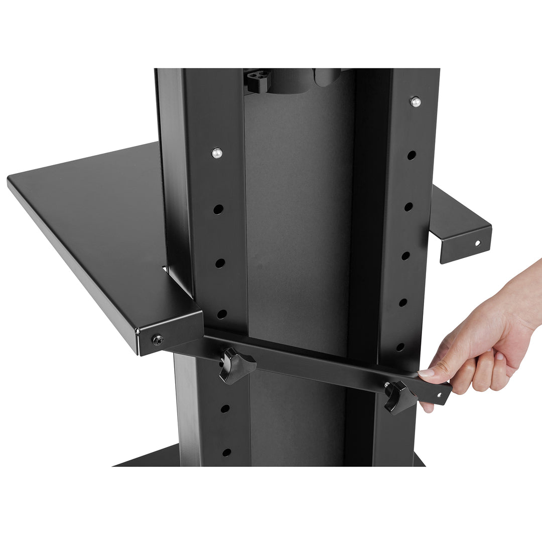 Porta TV professionale moderno con mensola Maclean MC-865 max 40 kg max VESA 600x400