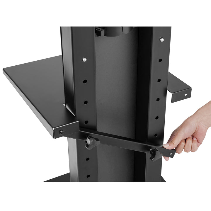 Porta TV professionale moderno con mensola Maclean MC-865 max 40 kg max VESA 600x400