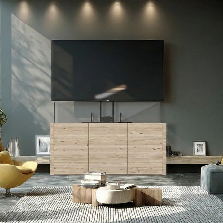 Maclean MC-866  Supporto elettrico retrattile  scorrevole maniglia a scomparsa  per TV max 50 kg max VESA 600x400