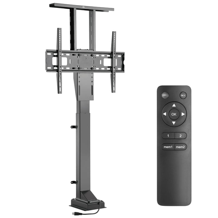 Maclean MC-866  Supporto elettrico retrattile  scorrevole maniglia a scomparsa  per TV max 50 kg max VESA 600x400