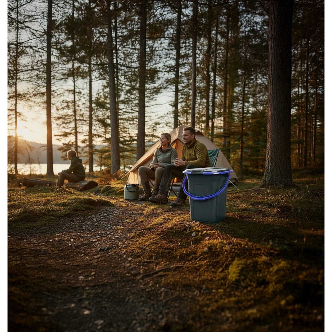 GreenBlue GB320BB toilette per turisti nero-blu TURISTICO PORTATILE 19L