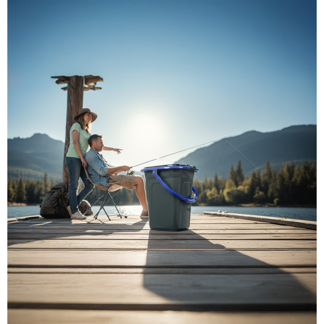 GreenBlue GB320BB toilette per turisti nero-blu TURISTICO PORTATILE 19L