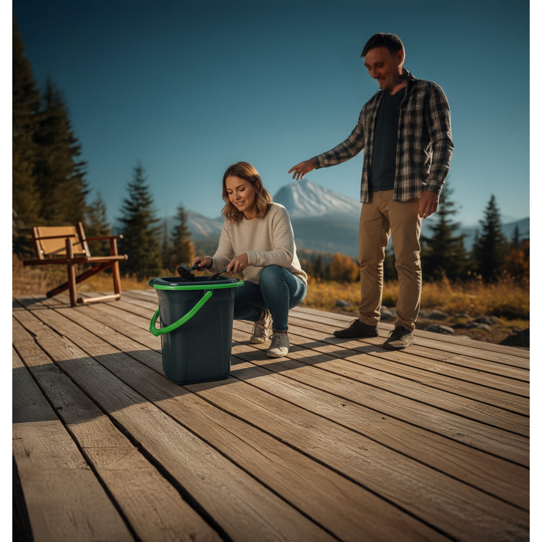 GreenBlue GB320BG Toilette turistica nero/verde  19L