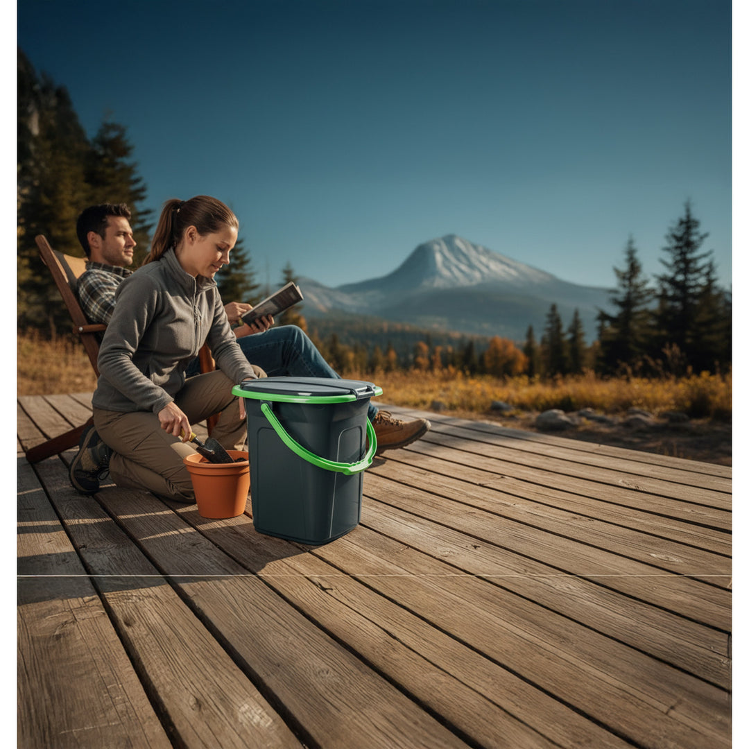 GreenBlue GB320BG Toilette turistica nero/verde  19L