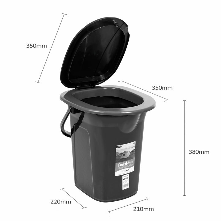 WC da viaggio GreenBlue GB320BR, blu navy e rosa 19L