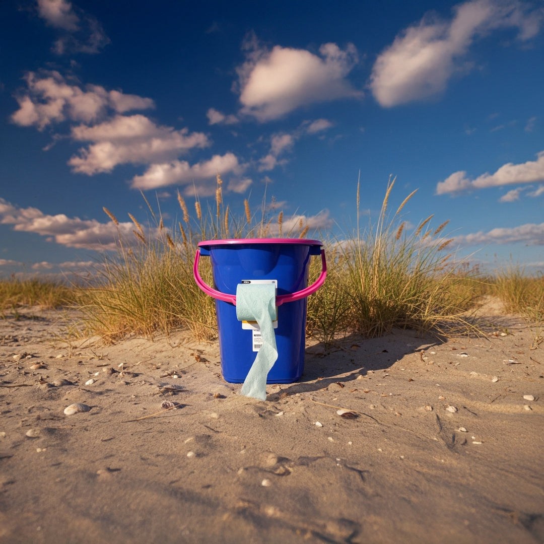 WC da viaggio GreenBlue GB320BR, blu navy e rosa 19L