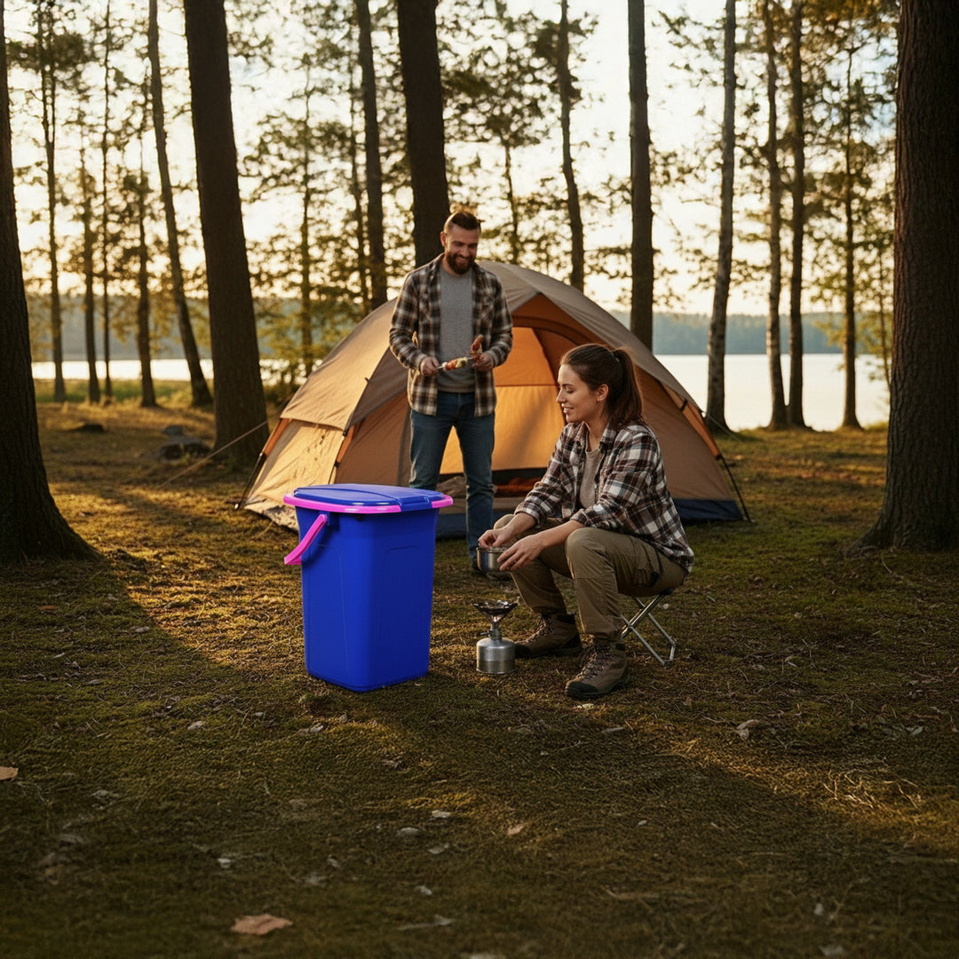 WC da viaggio GreenBlue GB320BR, blu navy e rosa 19L