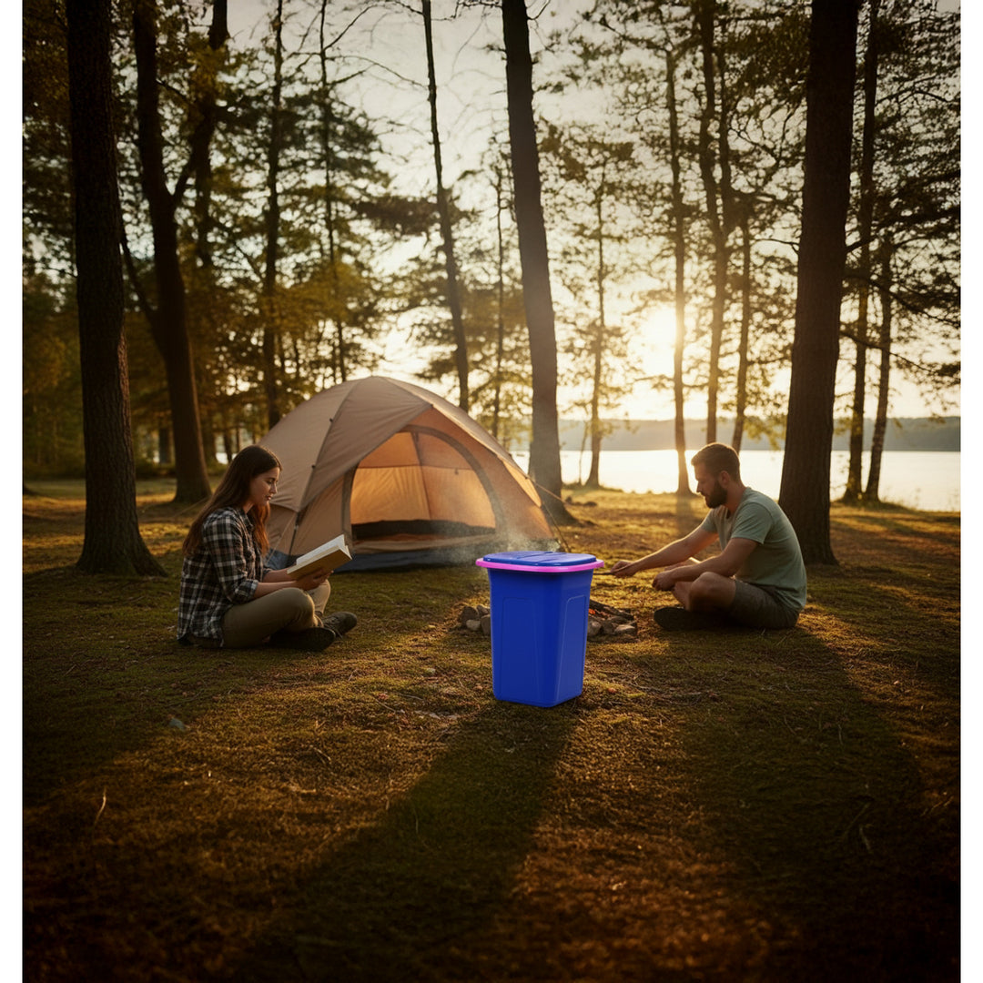 WC da viaggio GreenBlue GB320BR, blu navy e rosa 19L