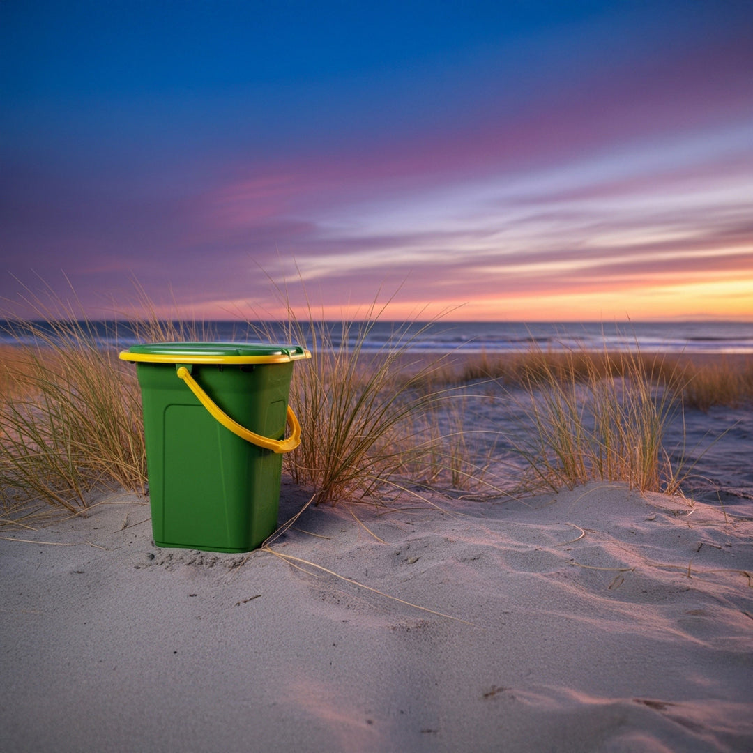 GreenBlue GB320GO WC da viaggio verde scuro/arancione