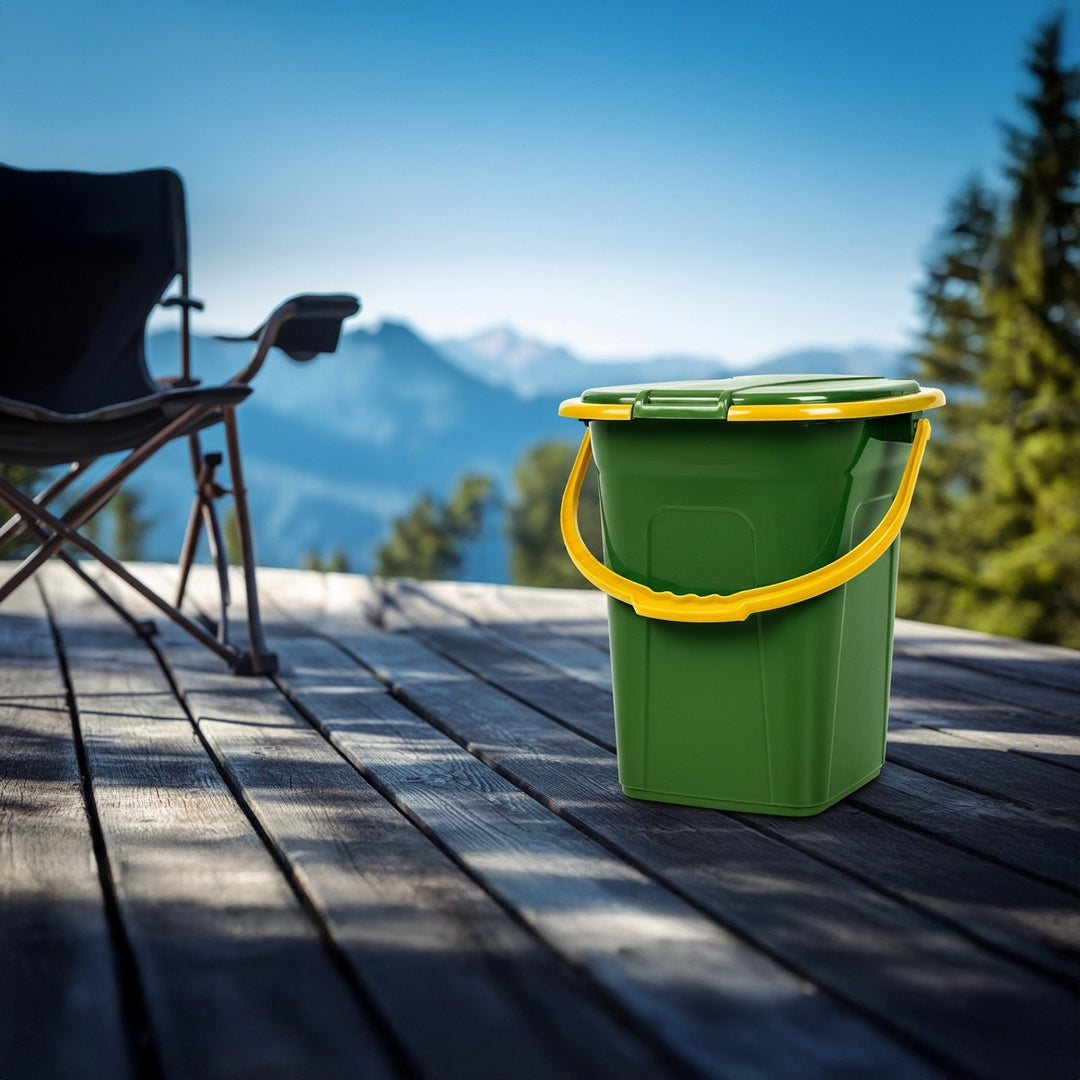 GreenBlue GB320GO WC da viaggio verde scuro/arancione