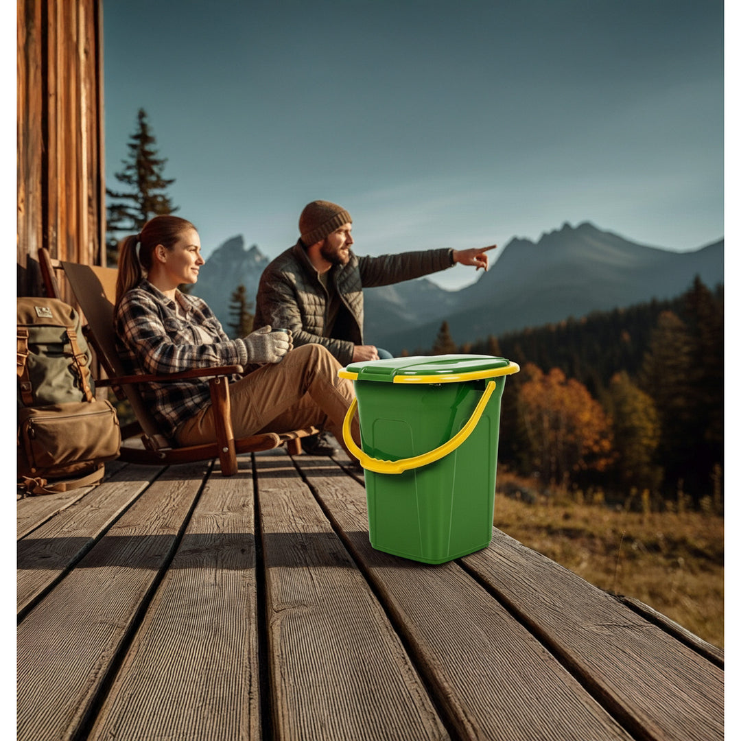 GreenBlue GB320GO WC da viaggio verde scuro/arancione