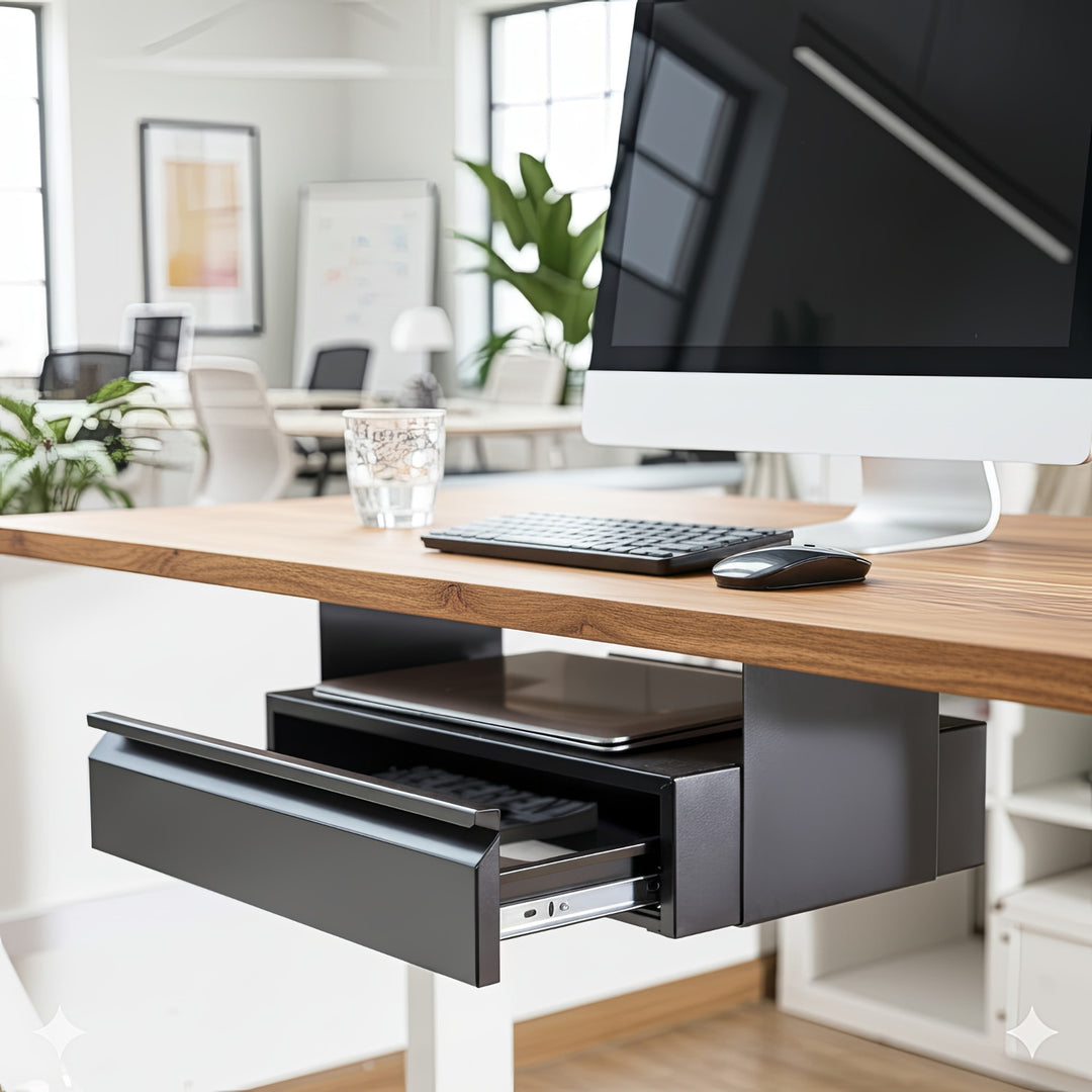 Cassetto ergonomico nero sottopiano Maclean MC-875 max 5 kg