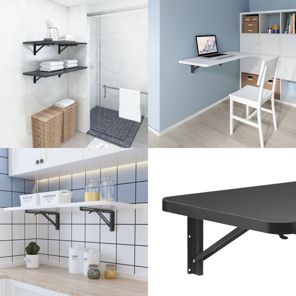 Maniglia pieghevole sulla mensola a muro MC-876 in nero