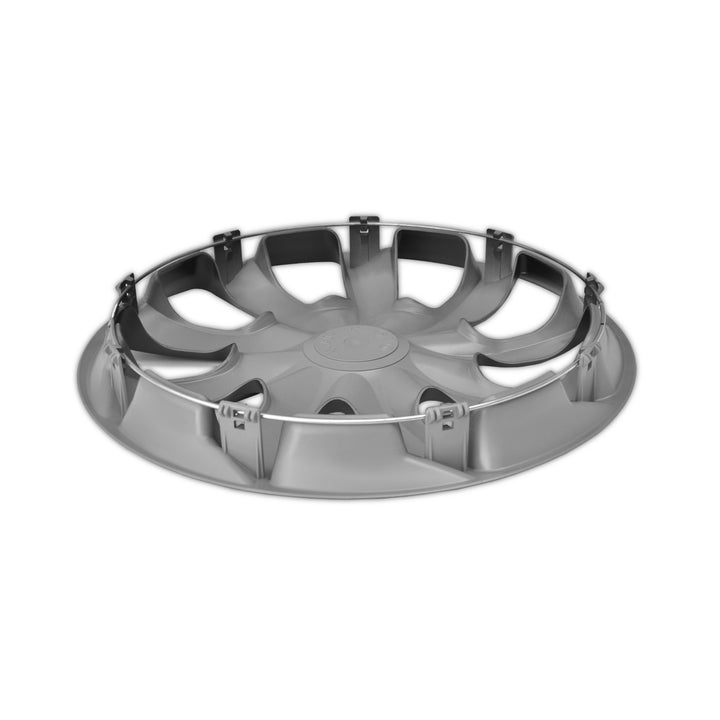 Coprimozzi NRM QUAD SILVER 17 '' colore argento - ricoperti con vernice protettiva