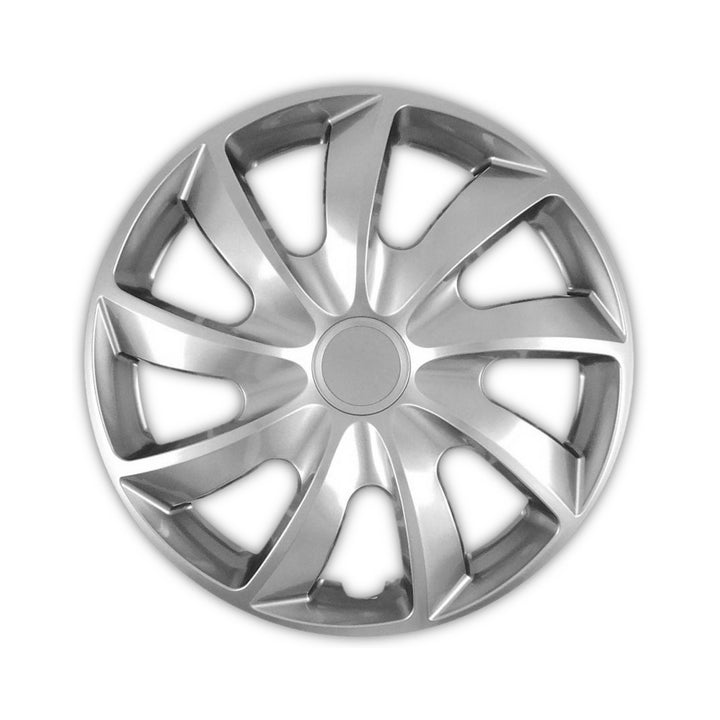 Coprimozzi NRM QUAD SILVER 17 '' colore argento - ricoperti con vernice protettiva