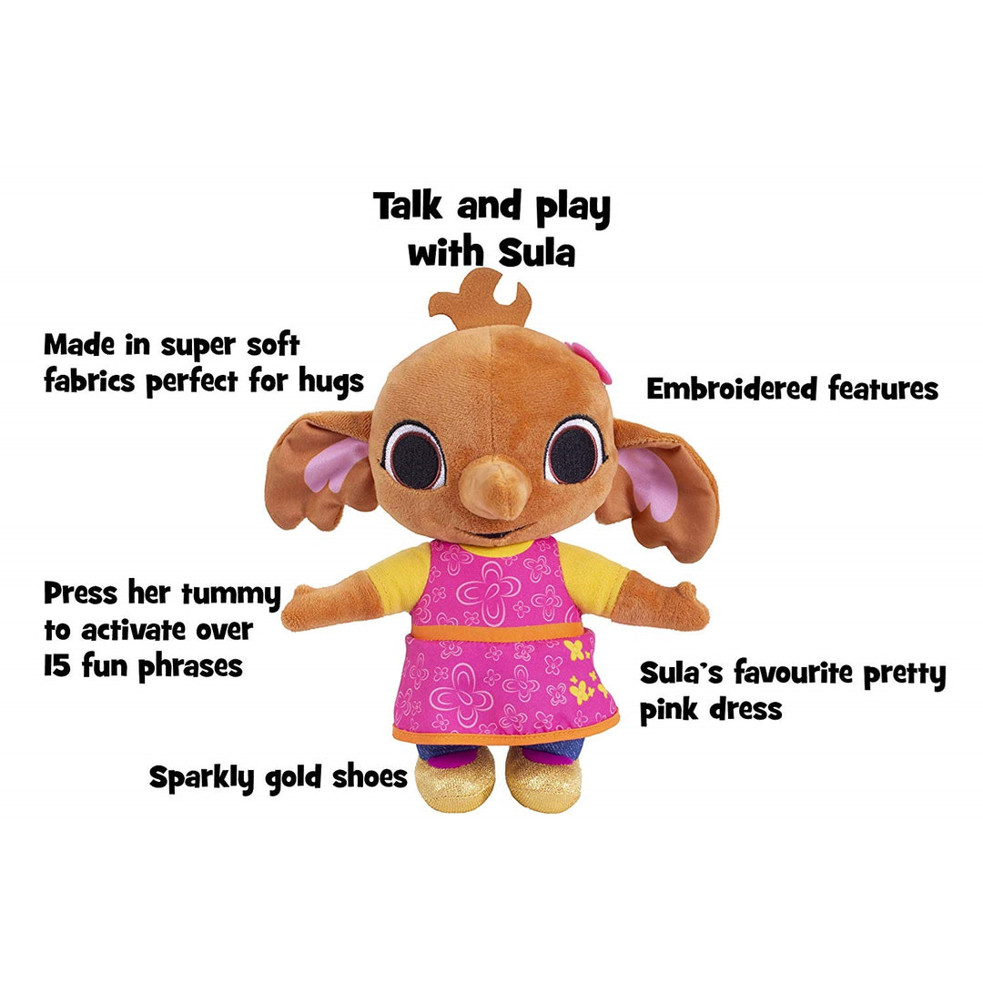 Mascotte peluche dicendo Bing Sula PL elefante 26cm