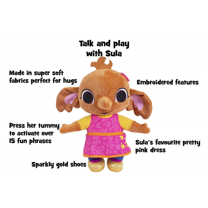 Mascotte peluche dicendo Bing Sula PL elefante 26cm