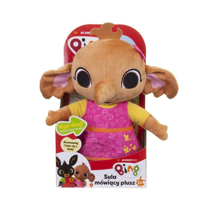 Mascotte peluche dicendo Bing Sula PL elefante 26cm