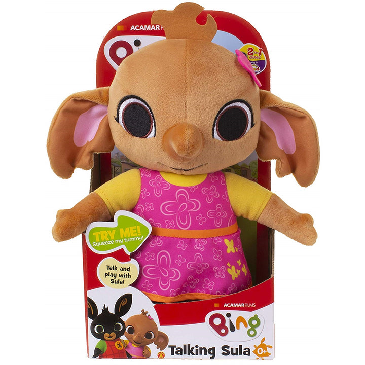 Mascotte peluche dicendo Bing Sula PL elefante 26cm