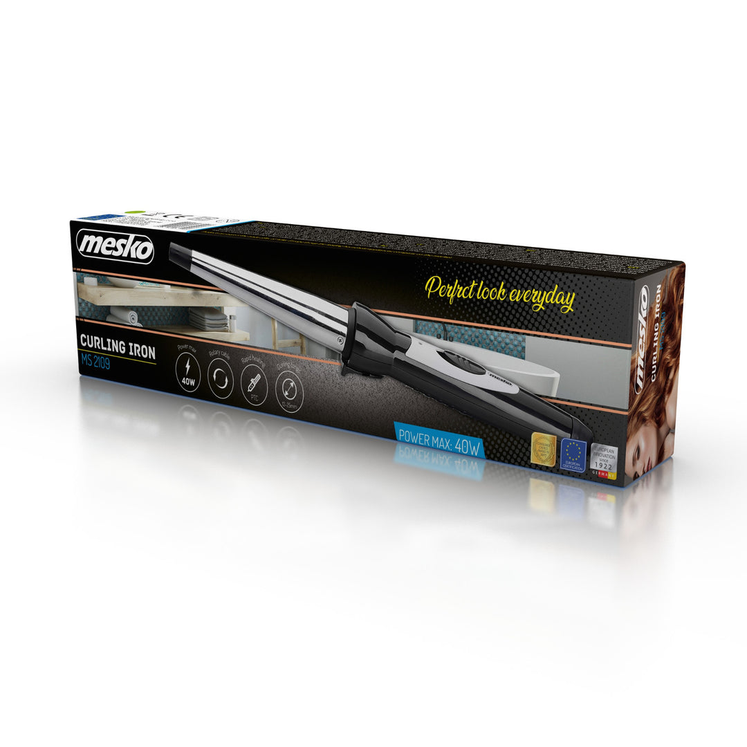 Mesko MS 2109 Ferro arricciacapelli 40 Watt, rivestimento in ceramica