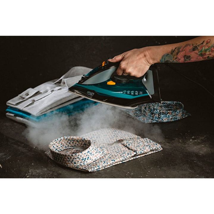 Ferro da stiro multifunzione con piedino in ceramica 3000W Adler AD 5032