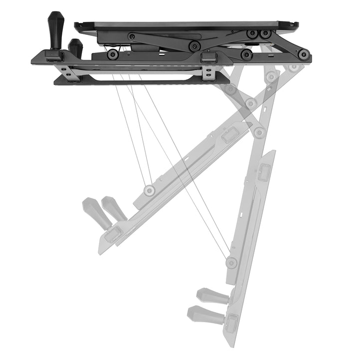 Supporto per TV da soffitto elettrico,e per pareti inclinate Maclean MC-880 32 "-70" carico massimo 35 kg telecomando max VESA 600x411